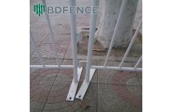 China 3D Temporary Perimeter Fencing / Crowd Barrier Fencing 2.4 X 2.95m supplier