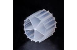 China 10*7mm MBBR Filter Media Virgin HDPE Material White Color Bio Medias For Water Treatment supplier
