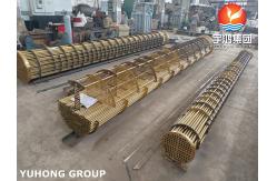 China Copper Alloy Heat Exchanger Tube Bundle C44300 C68700 With Tubesheet supplier