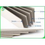 Recycled Pulp Grey Chipboard Sheets Strong Stiffness 1.5mm Grey Paper for sale