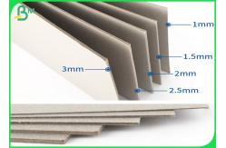 China Recycled Pulp Grey Chipboard Sheets Strong Stiffness 1.5mm Grey Paper supplier