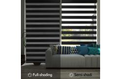 China 100% Polyester Elegance Zebra Blinds Fabric For Window Dual Blinds supplier
