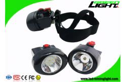 China Rechargeable Cree LED Headlights 10000 Lux For Hiking / Camping / Mining supplier