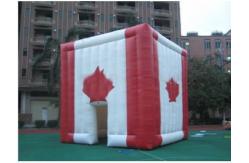 China giant inflatable cube tent inflatable canada maple leaves tent supplier