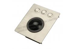 China Military Mechanical Resin Laser Trackball With 3 Mouse Buttons supplier