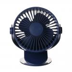 5 Vane Desk Clip On Fan Mini USB Rechargeable Portable 360 Degree Rotating Fan for sale