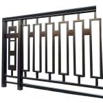 Unassembled Aluminium Balustrade Systems 3 Rails Fence Handrails for sale