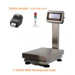 BWS-3040-AL 60kg / 5g Waterproof IP67 Stainless Steel bench platform Checkweigher for sea food weighing with LED display indicator printer for sale