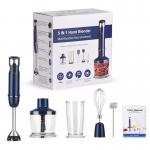 5 In 1 Portable Hand Blender , Immersion Hand Blender Set With Titanium Steel Blade for sale