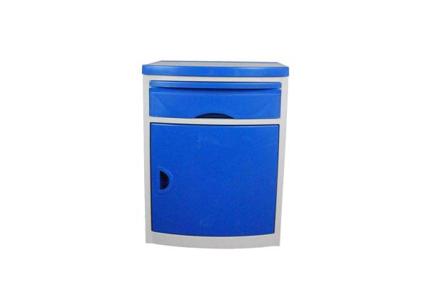 ABS Plastic Hospital Bedside Cabinet With Casters