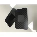 Matte Black  Carbon Fiber Business Cards  With NFC 13.56MHz Chip CR80 85x54mm for sale