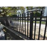 Residential L3m Tubular Steel Fence Square Post Dark Green for sale