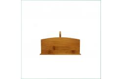 China portable bamboo office desk organizer with handle supplier