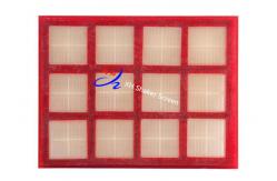 China Rectangle Polyurethane Dewatering Screens Panel Mesh For Mineral Industry supplier