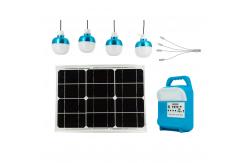 China 4Lamps Solar LED Home Lighting System 20W Waterproof Emergency Power Supply supplier