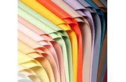 China Macaron solid color waterproof flower packaging paper supplier