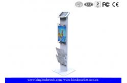 China Mini Secure Ipad Kiosk Stand Lockable , Ipad Display Stand Leaflet Rack supplier