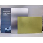 Exterior ACP Sheet With Special Effects Finish 3.0mm Panel Polyester Coating For Signs for sale