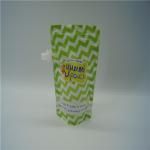 5oz Reusable Baby Food Plastic Pouches Packaging FDA Approved for sale