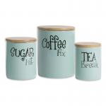 Tea Ceramic Tableware Set Canister Ceramic Candle Jar Durable for sale