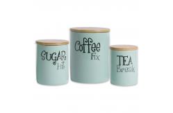 China Tea Ceramic Tableware Set Canister Ceramic Candle Jar Durable supplier