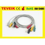 SPACELABS 700-0006-01 patient monitor ECG Cables 3 leads Clip IEC for sale