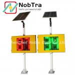500 Meters Visibility Range Solar Radar Traffic Signal with Integrated Radar Technology for sale