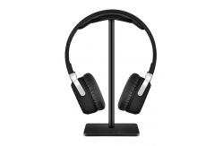 China Anti Scratch Desk Gaming Headphone Stand 23cm Aluminum Base supplier