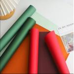Solid Color Paper Flower Packaging Paper Waterproof Florist Bouquet Packaging Wrapping Paper For Fresh Flowers Wholesale for sale