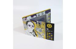 China LCD Card Video Brochure Video Plus Print In Book Rechargeable 300-2000mA Battery supplier