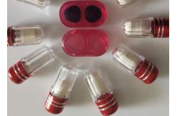 China ISO9001 Clear Pill Bottles 2ml Single Capsule With Metal Cap supplier