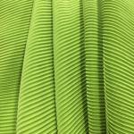 Supple Stretch Plisse 100% Polyester Pleated Fabric Stripe Fluid 200g for sale