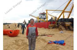 China 205 Kg/Hr Fuel Consumption Hydraulic Sand Dredging Ship PLC Control supplier