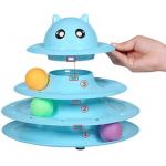 Interactive Cat Toy Roller 3-Level Turntable Amazon Fun Mental Physical Exercise Puzzle
