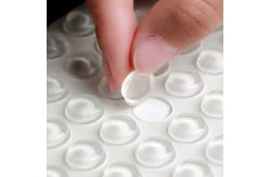 China Self Adhesive Transparent Silicone Rubber Custom Foot Pad supplier