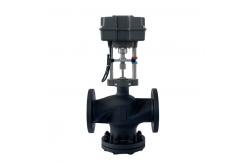 China AC24V Electric Temperature Control Valve For Plate Heat Exchanger Automatic Control supplier