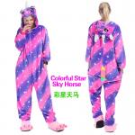 Adult Bodysuit with 20 Animal Cartoon Patterns Microfiber Flannel Fleece Sleepwear Rompers