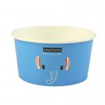Lunch Paper Bowl Custom Dimension 930ml Round PLA Disposable Ice Cream Bowls for sale