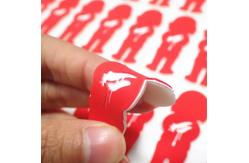 China Clothing Customized 3D Silica Gel Patch Heat Transfer Printing Logo supplier