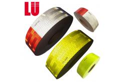 China Custom Prismatic Dot C2 Reflective Tape Red And White Dot Retro Reflective Tape supplier