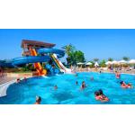 Aqua Water Park Kids Water Games Swimming Pool Fiberglass Slide Set For Children for sale