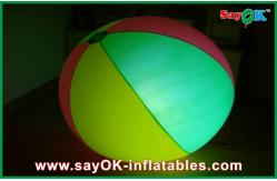 China 2m Event Diameter Ball Inflatable Lighting Decoration With LED Lighting supplier