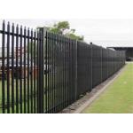 Antique Steel Wall Mounted Garden Fence High Tensile Security Square Tube Iron Fence for sale