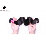 Smooth No Chemical Brazilian Virgin Hair / Body Wave Hair Weft No Splits for sale