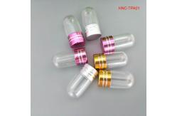 China 15mm PS Clear Plastic Pill Bottles Container One Capsule supplier