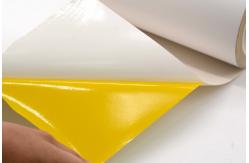 China 2Mil Anti Static Label Material Matte White Permanent Adhesive Polyimide Materials With Glassine supplier