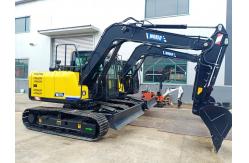 China 7500kg Machine Weight Mini Excavator With 27Mpa Hydraulic System Pressure supplier