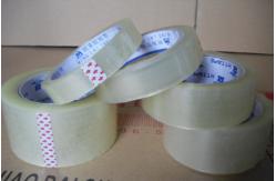 China Low Noise Crystal clear BOPP Packaging Tape for Carton Sealing  74mm *100m supplier