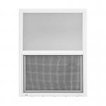 Architect Grade Vinyl UPVC Single Hung Windows Custom Size Noise Reduction for sale