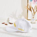 62cm Printed Baseball Caps With Flat Embroidery Logo for sale